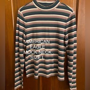 AE MOCK NECK LONG SLEEVE SHIRT